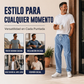 ⏰🔥 ¡OFERTA 50% OFF! 👖✨Pantalones vaqueros de hombre de pierna recta y corte holgado