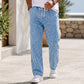 ⏰🔥 ¡OFERTA 50% OFF! 👖✨Pantalones vaqueros de hombre de pierna recta y corte holgado