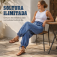 ⏰🔥 ¡OFERTA 50% OFF! 👖✨Jeans de mujer de talle alto estilo globo con puños con cordón