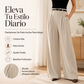 ⏰🔥 ¡OFERTA 50% OFF! 👚✨Pantalones de pierna ancha de cintura alta para mujer