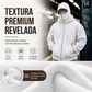 Sudadera con cremallera y doble capucha para hombre