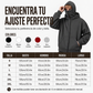 Sudadera con cremallera y doble capucha para hombre