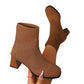 Botas de calcetín de punto elástico para mujer