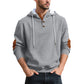 Sudadera con capucha de jacard casual para hombre