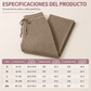 Pantalones de pierna ancha de punto canalé para mujer