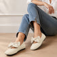 👠🔥 ¡50% OFF POR TIEMPO LIMITADO! Zapatos Planos de Mujer con Puntera Cuadrada y Lazo de Punto – Cómodos, Elegantes y Fáciles de Combinar ✨