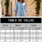 Vestido largo de mujer con cuello en V y mangas con volantes