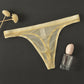 Tanga de bikini fina de malla de seda sexy para hombre