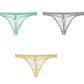 Tanga de bikini fina de malla de seda sexy para hombre