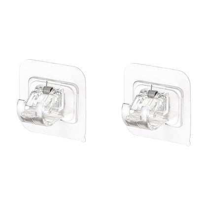 Soportes de barra de cortina ajustables sin clavos