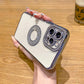 Rhinestone lujo moda caso transparente para iPhone
