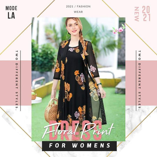 🔥2022 Venta caliente🔥Vestido con estampado floral para mujer