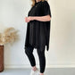 ✨Nuevo superventas✨Conjunto de dos piezas de punto elástico para mujer(Top + pantalones)