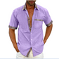 Camisa transpirable informal de verano para hombre.